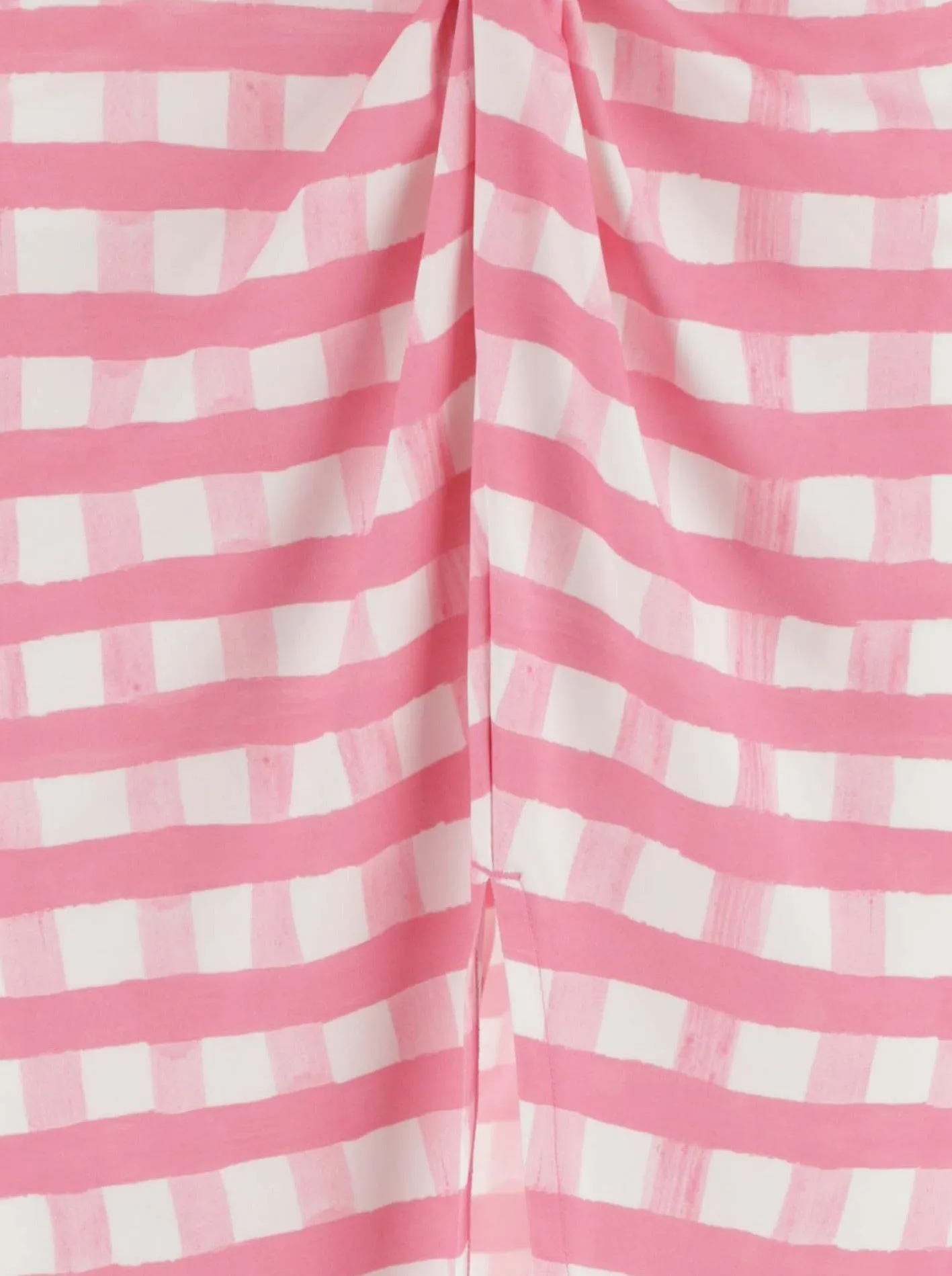 Jacquemus Plaid Pattern High Waist Skirt