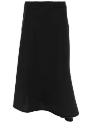 Jil Sander Asymmetrical High-Waisted Skirt