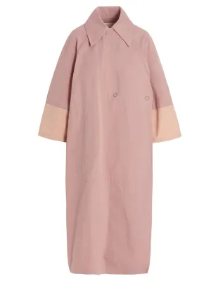 Jil Sander Crop Sleeved Mid-Length Trench Coat