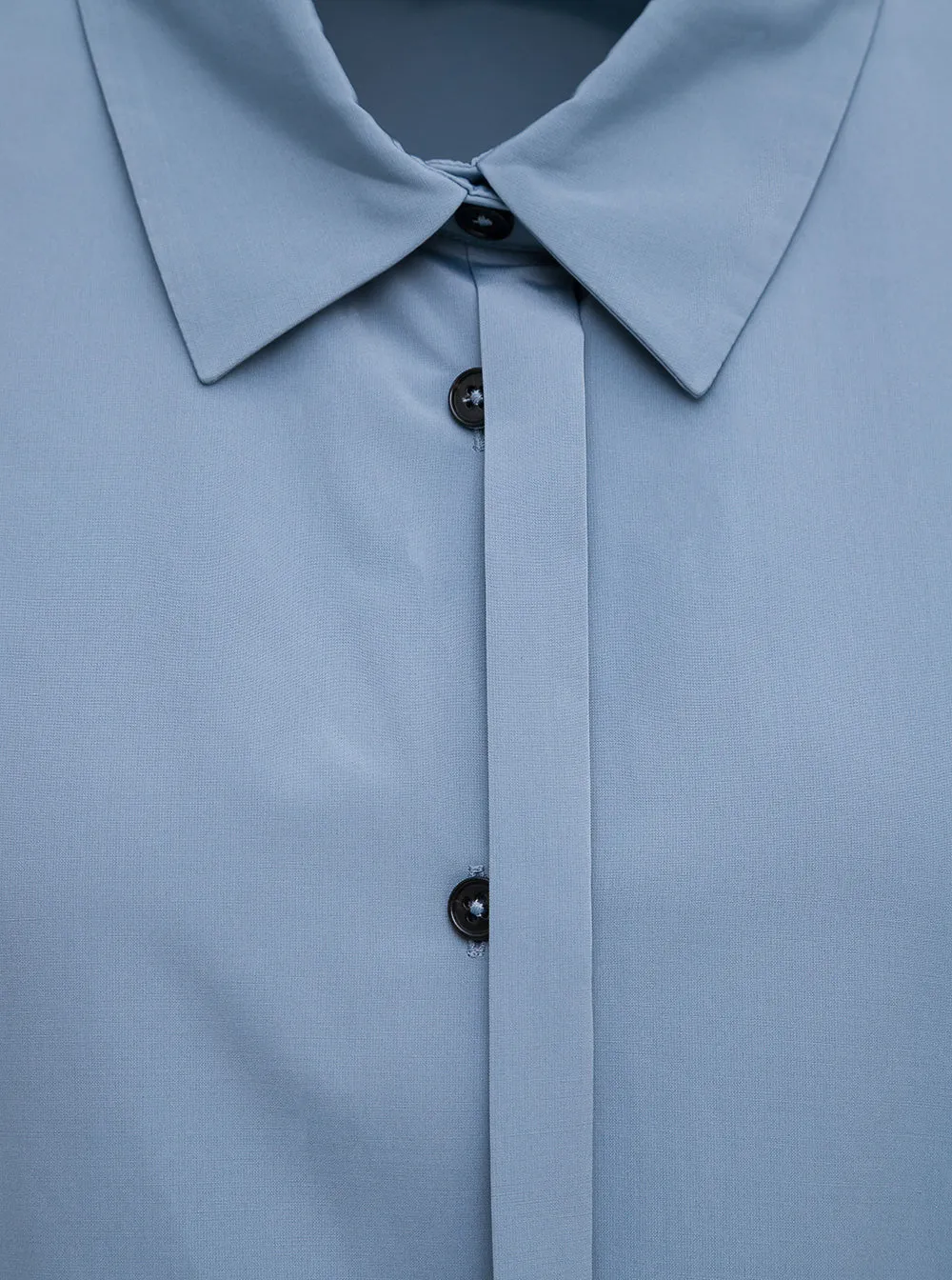 Jil Sander Curved Hem Long-Sleeved Shirt