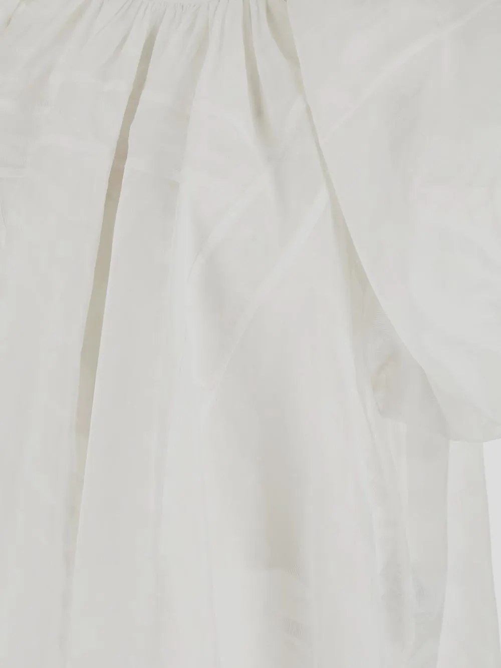 Jil Sander Fluffy Sheer-Sleeve Top