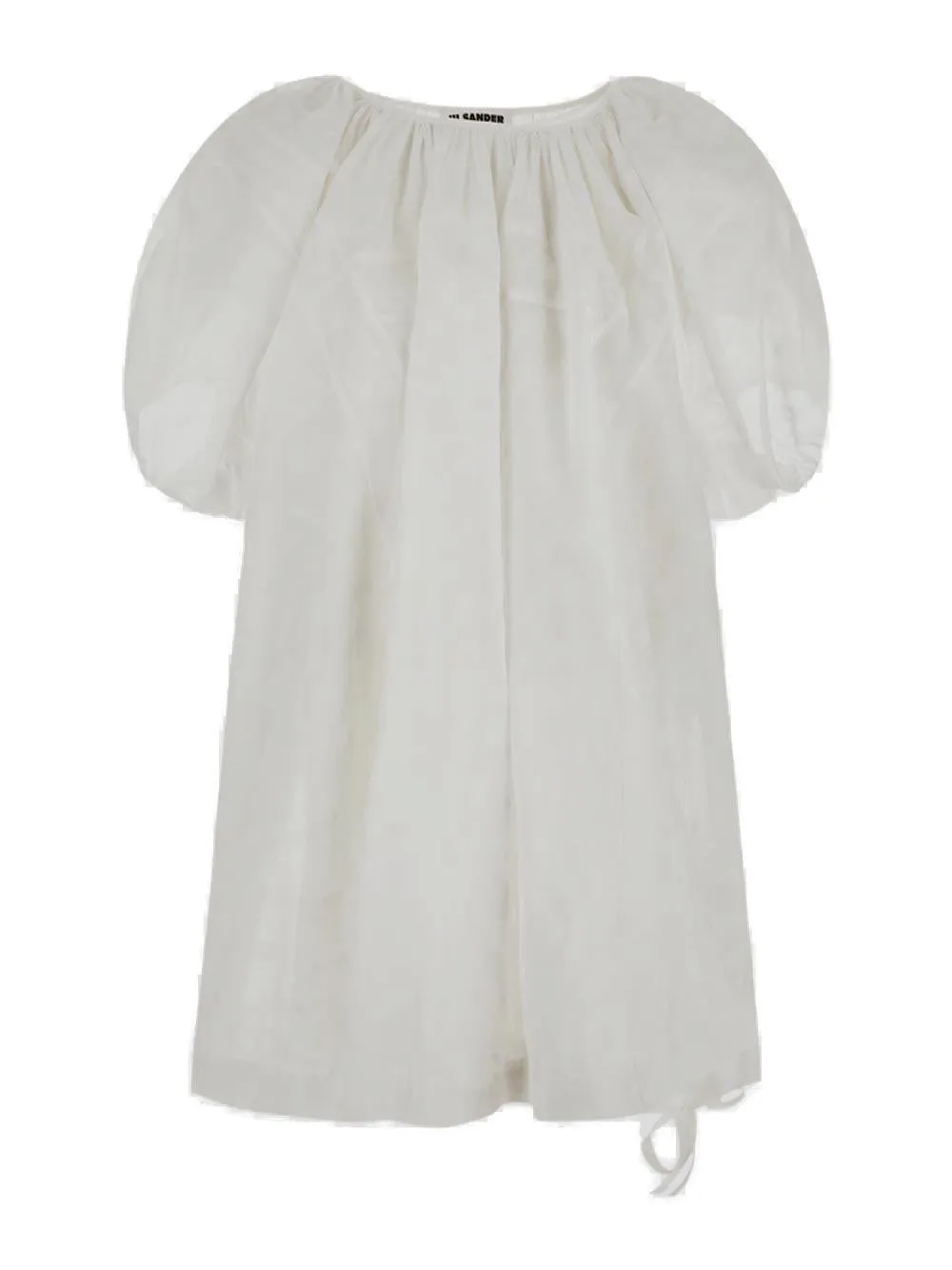 Jil Sander Fluffy Sheer-Sleeve Top