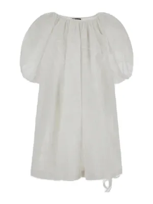 Jil Sander Fluffy Sheer-Sleeve Top