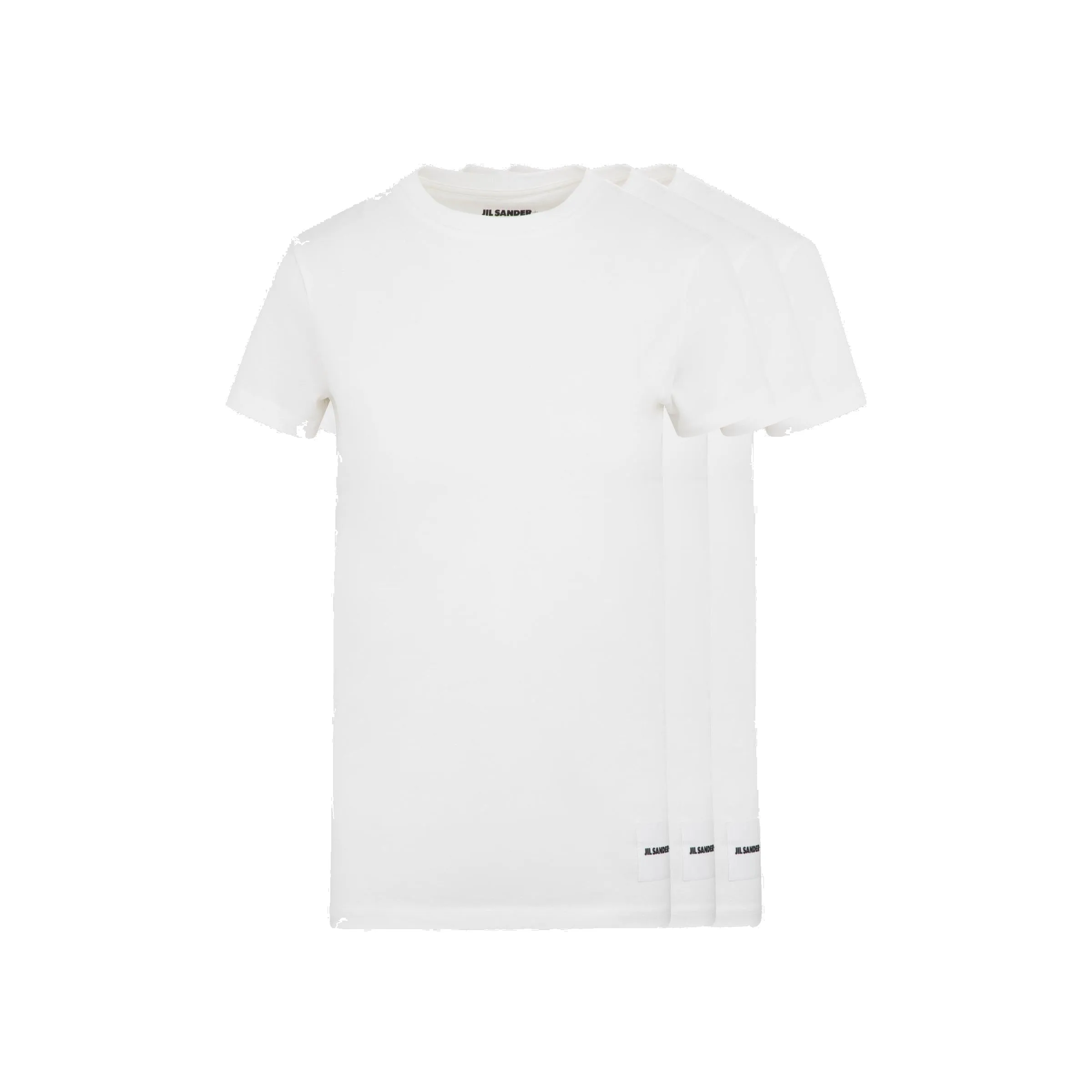 Jil Sander Logo Patch Three Pack T-Shirt