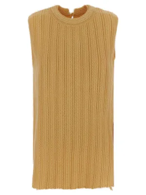 Jil Sander Sleeveless Crewneck Knitted Top
