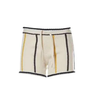 Jil Sander Striped Drawstring Knitted Shorts