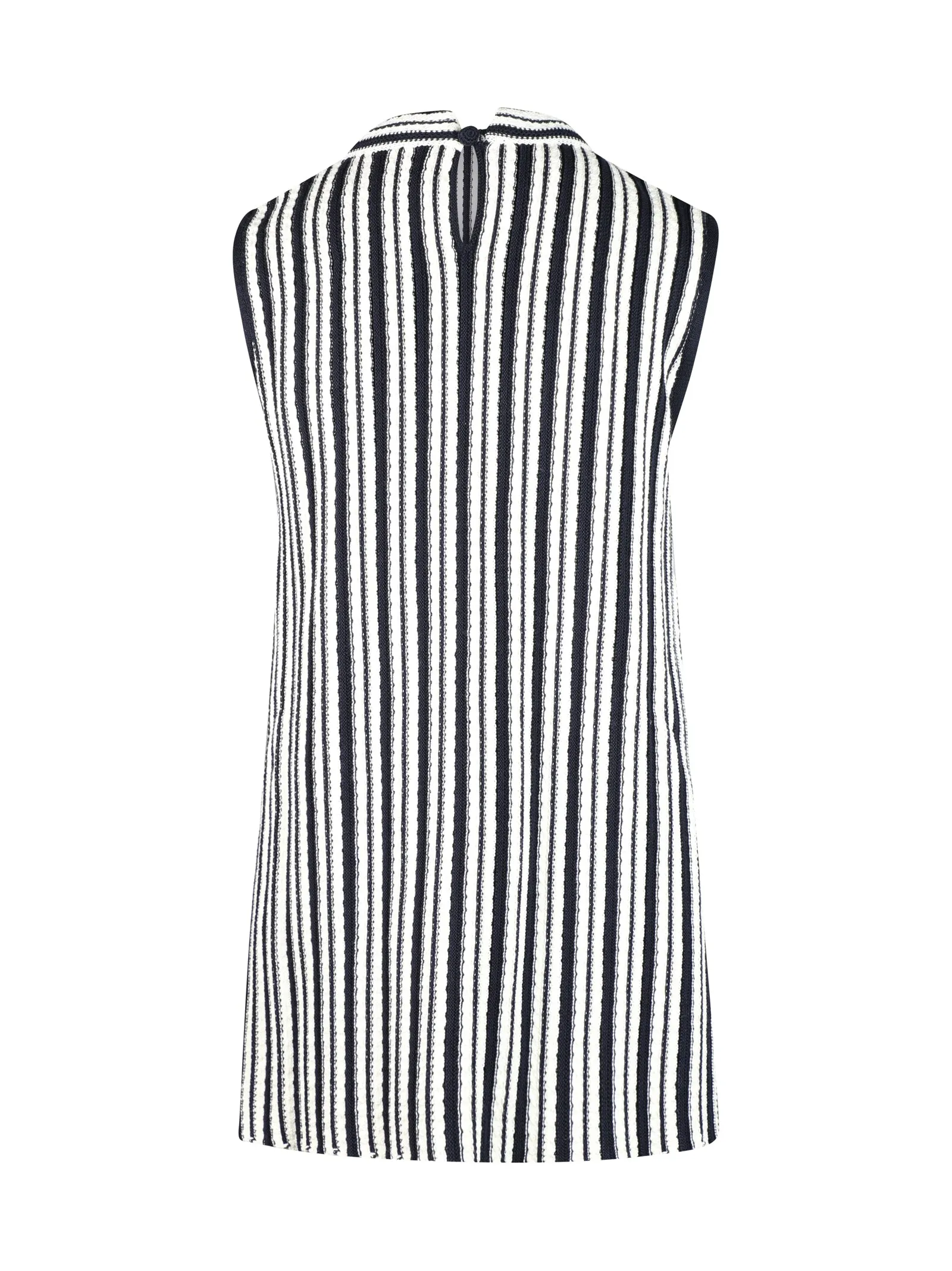 Jil Sander V-Neck Striped Knit Top