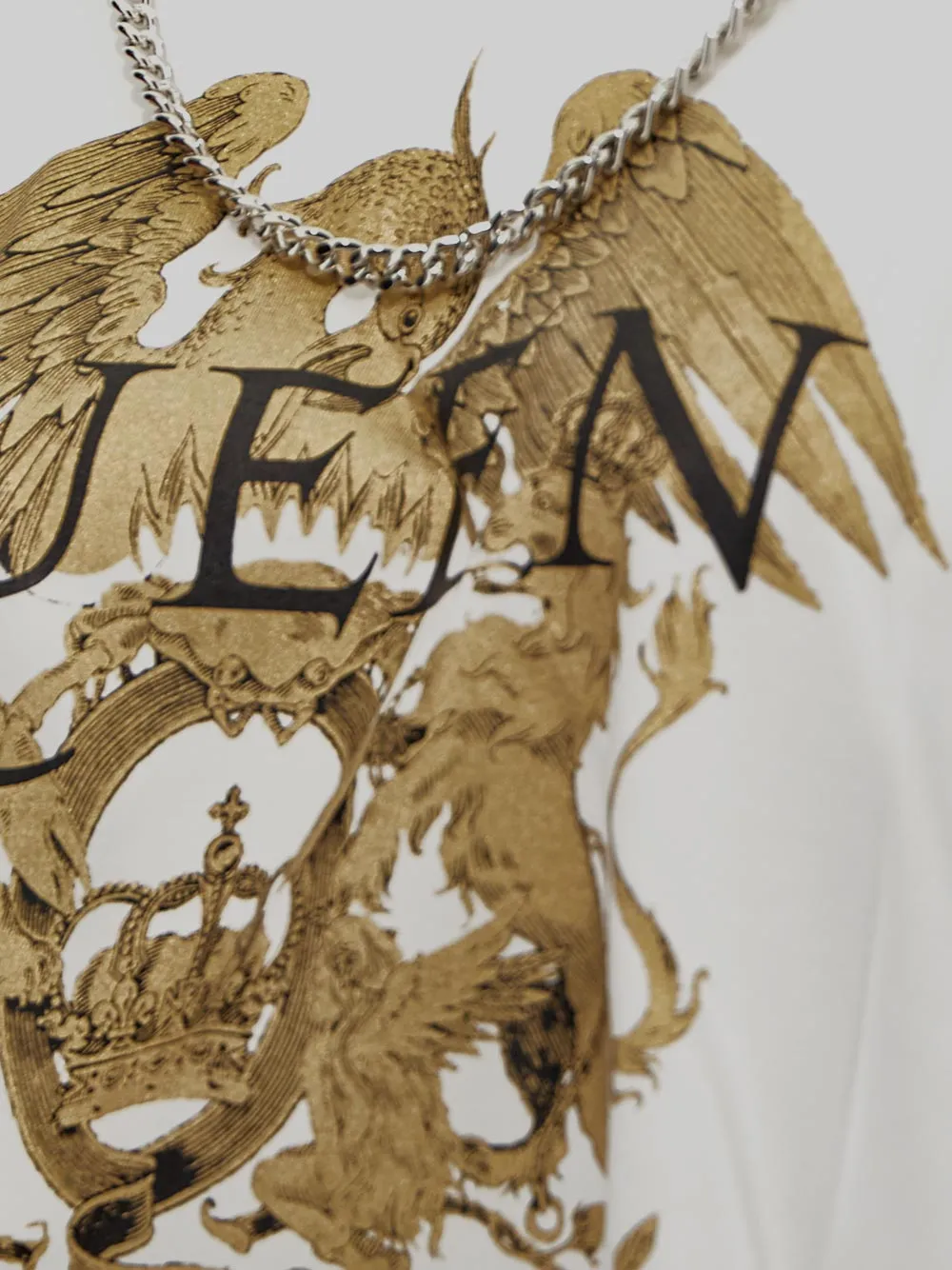 Junya Watanabe Graphic Print Contrasting Sleeves T-Shirt