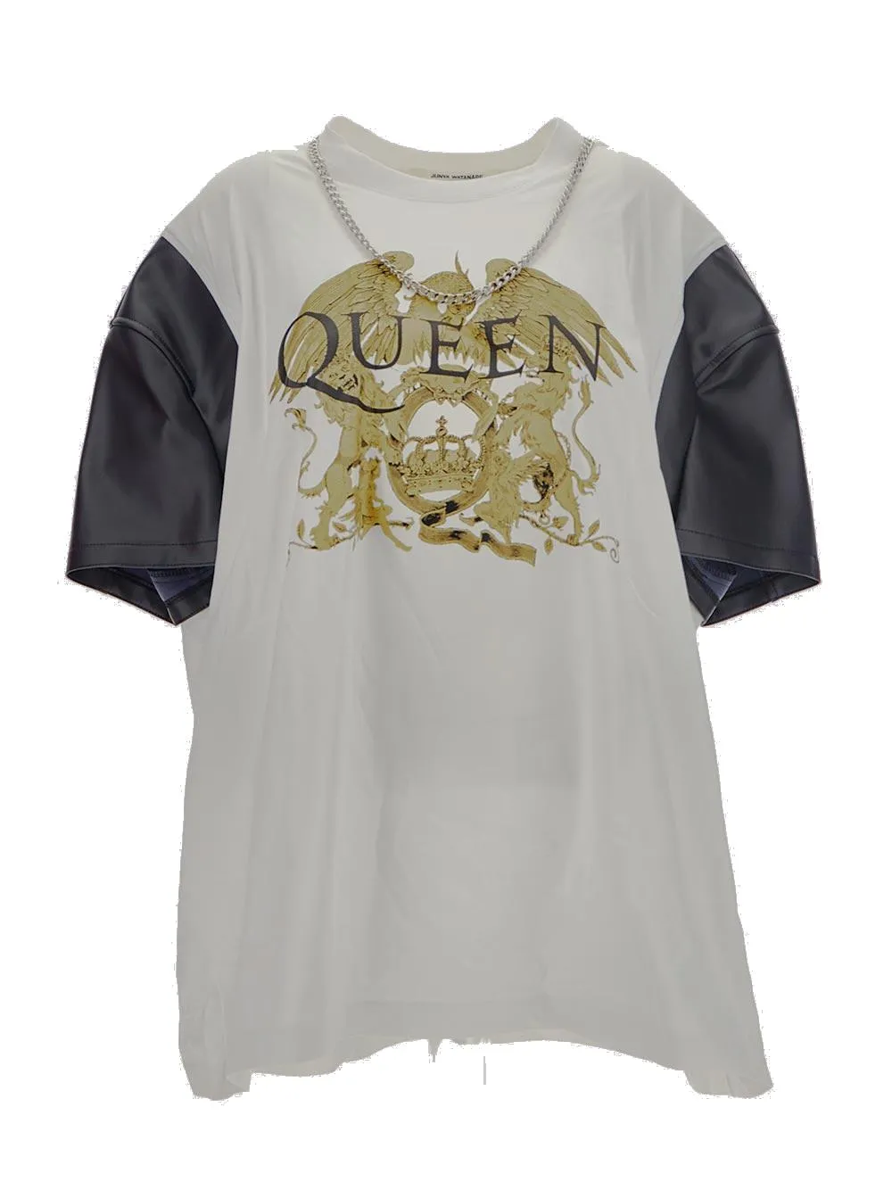 Junya Watanabe Graphic Print Contrasting Sleeves T-Shirt