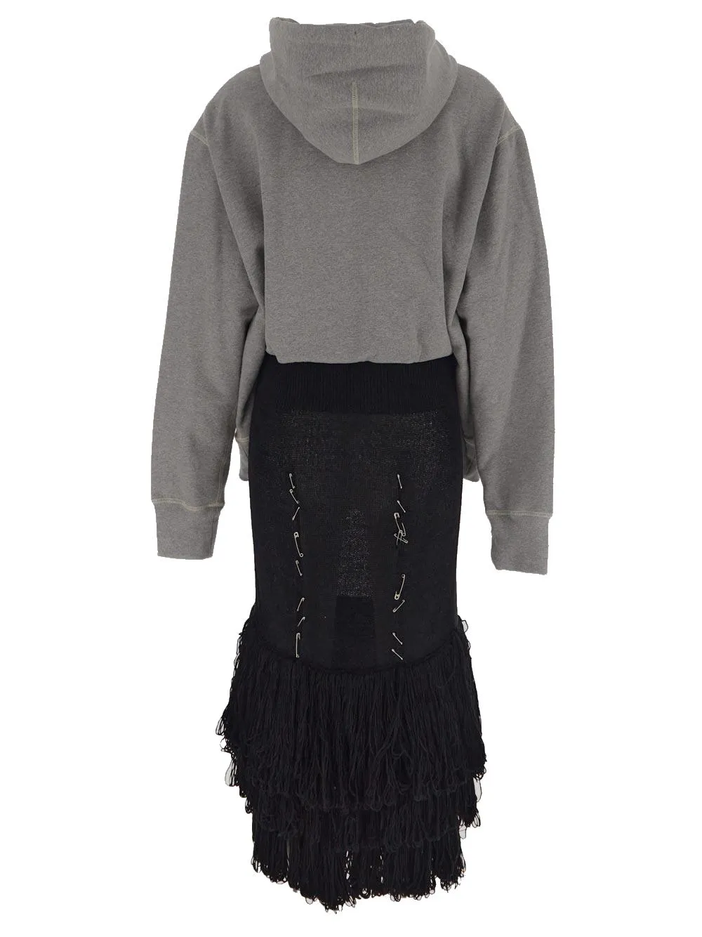 Junya Watanabe Graphic Print Hoodie Dress