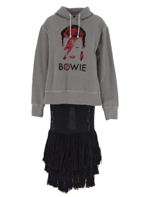 Junya Watanabe Graphic Print Hoodie Dress