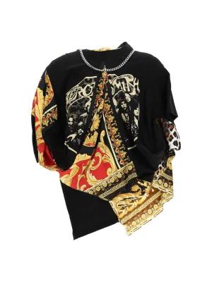 Junya Watanabe Scarf-Detailed Crewneck T-Shirt
