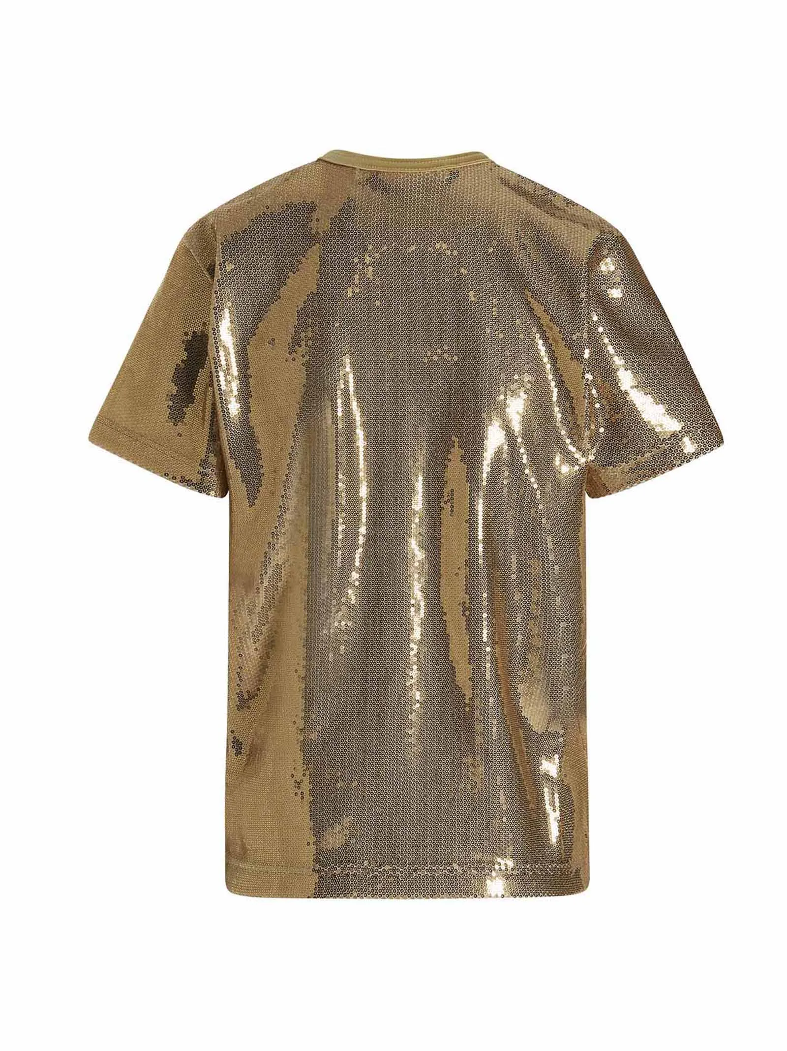 Junya Watanabe Sequin-Embellished Metallic T-Shirt