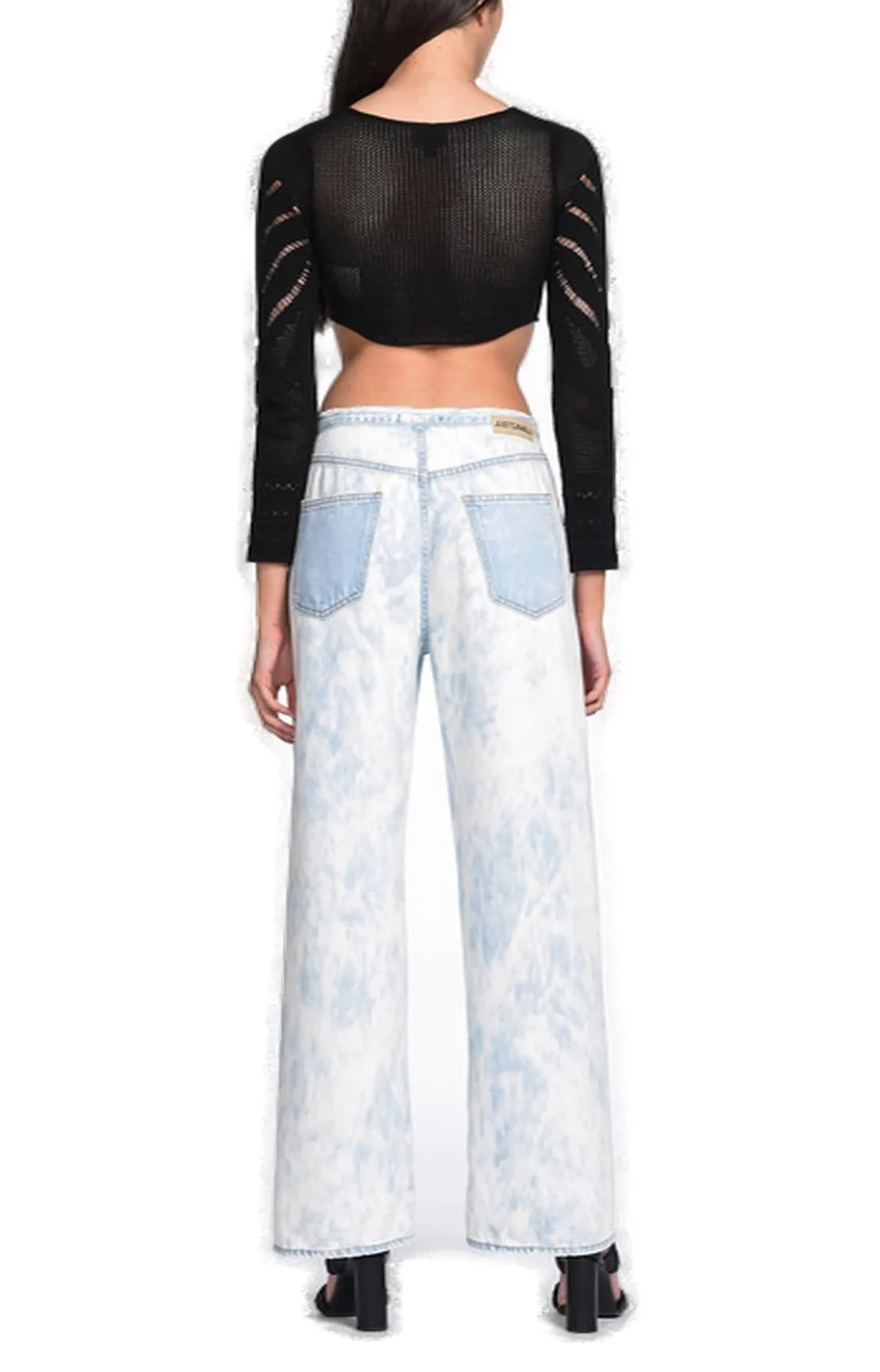 Just Cavalli Bleach Marble Washed Boston Fit Jeans