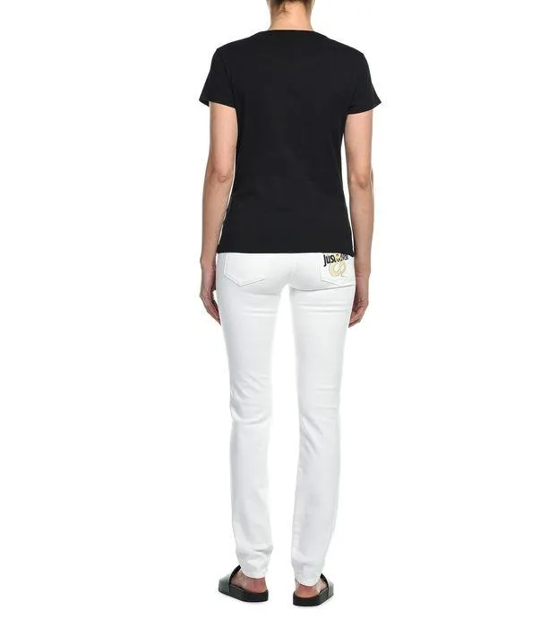Just Cavalli Graphic Print Crewneck T-Shirt