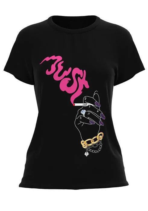 Just Cavalli Graphic Print Crewneck T-Shirt