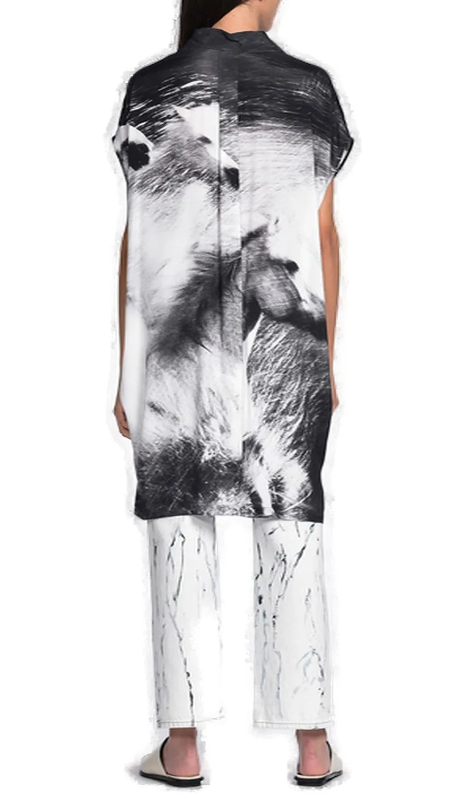 Just Cavalli Horse Print Knee-Length Shirt