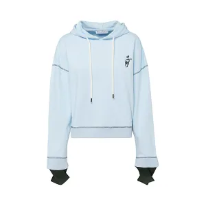 JW Anderson Anchor-Embroidered Drawstring Hoodie