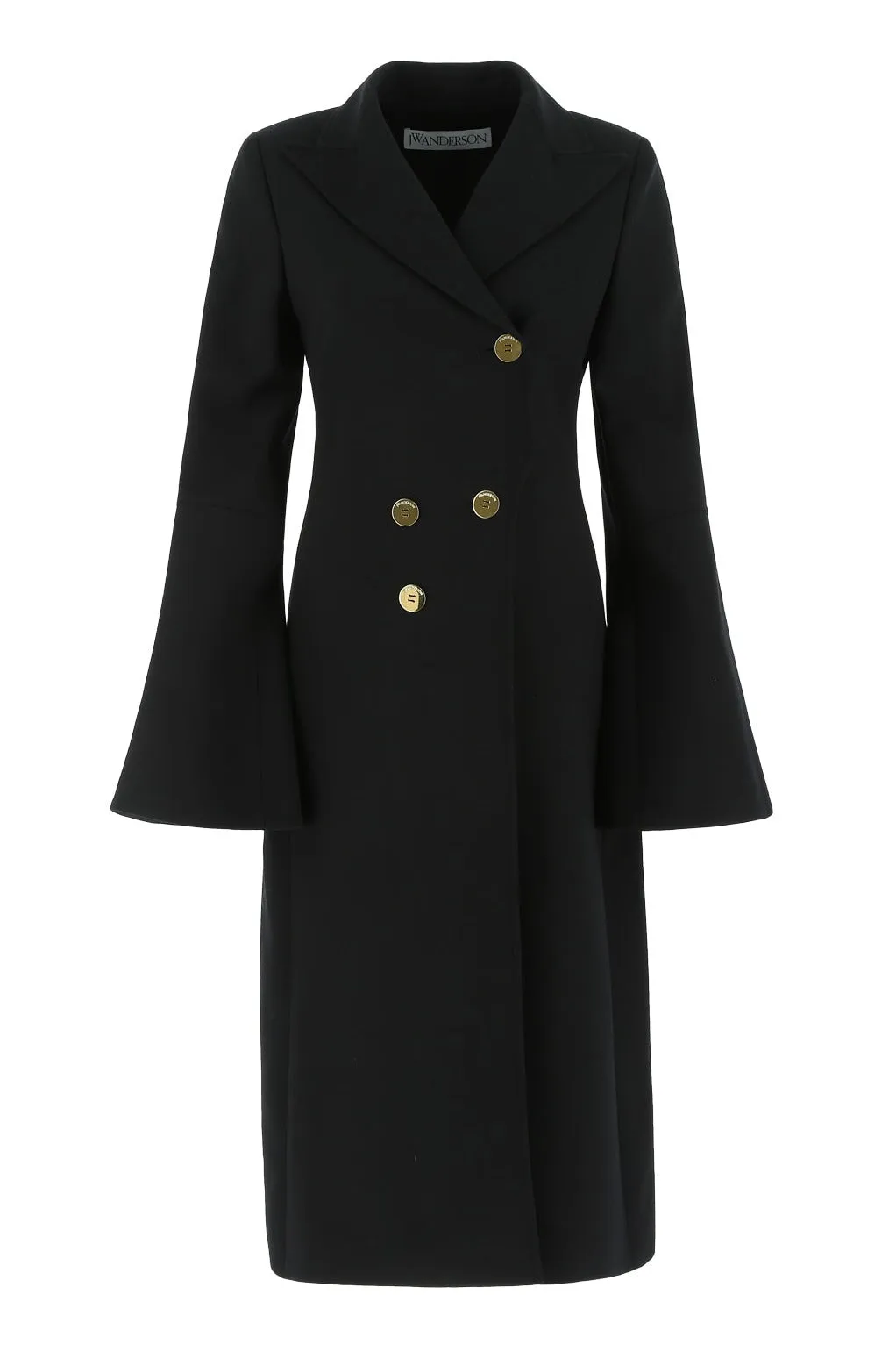 JW Anderson Bell Sleeve Double-Breasted Coat