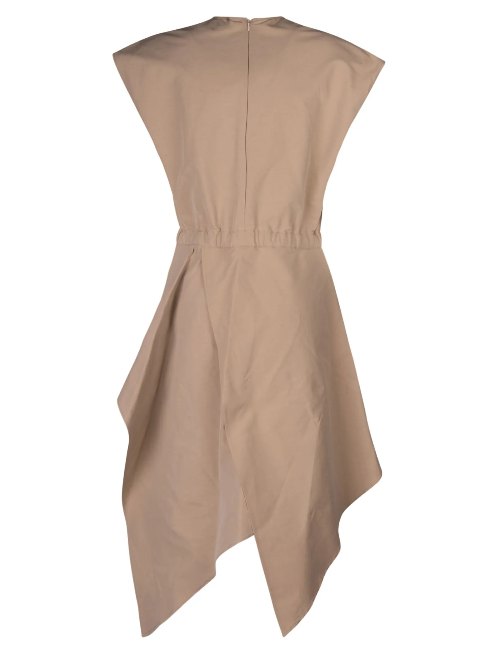 JW Anderson Logo Print Asymmetric Dress