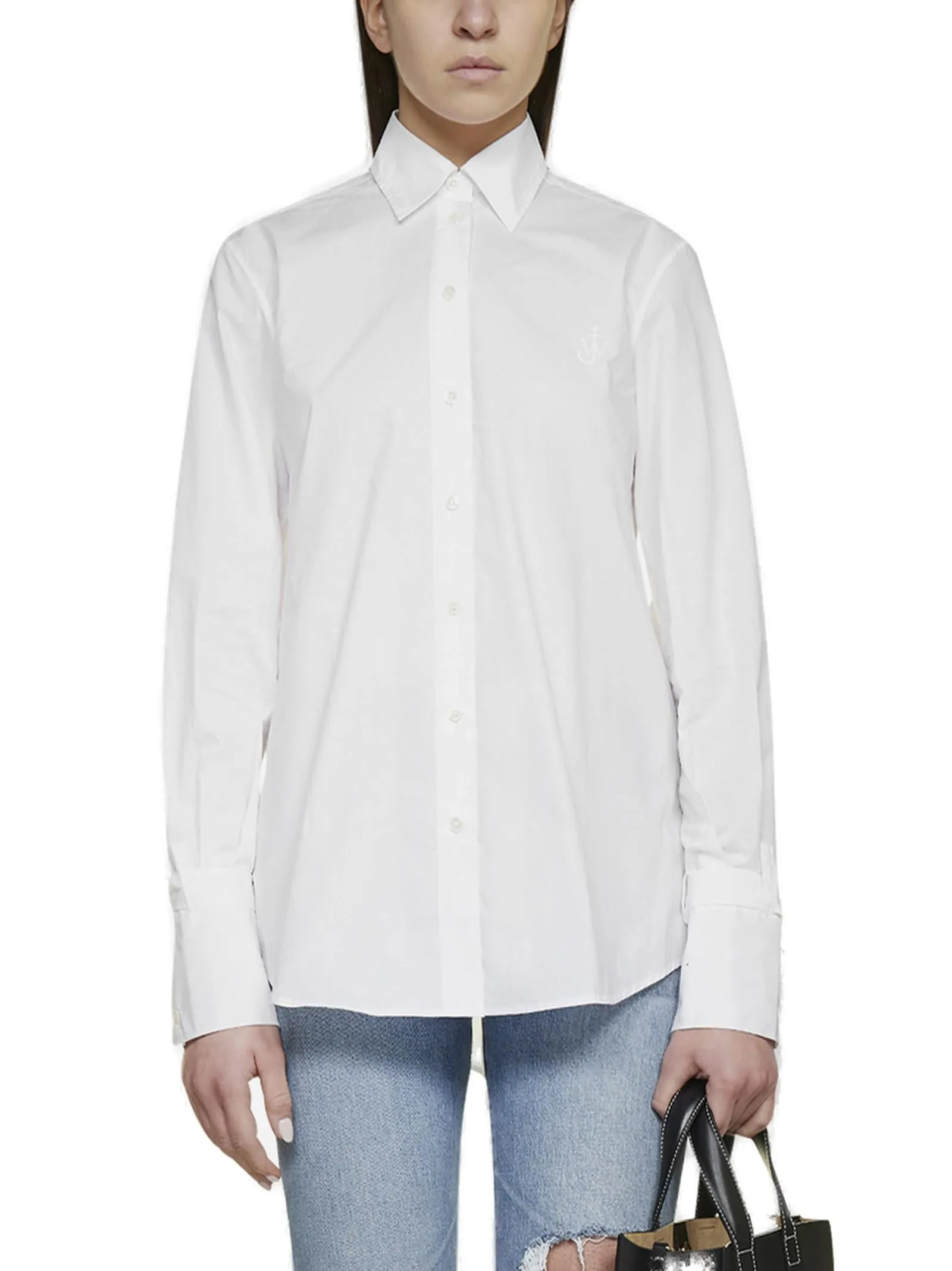 JW Anderson Tied Cuff Poplin Shirt