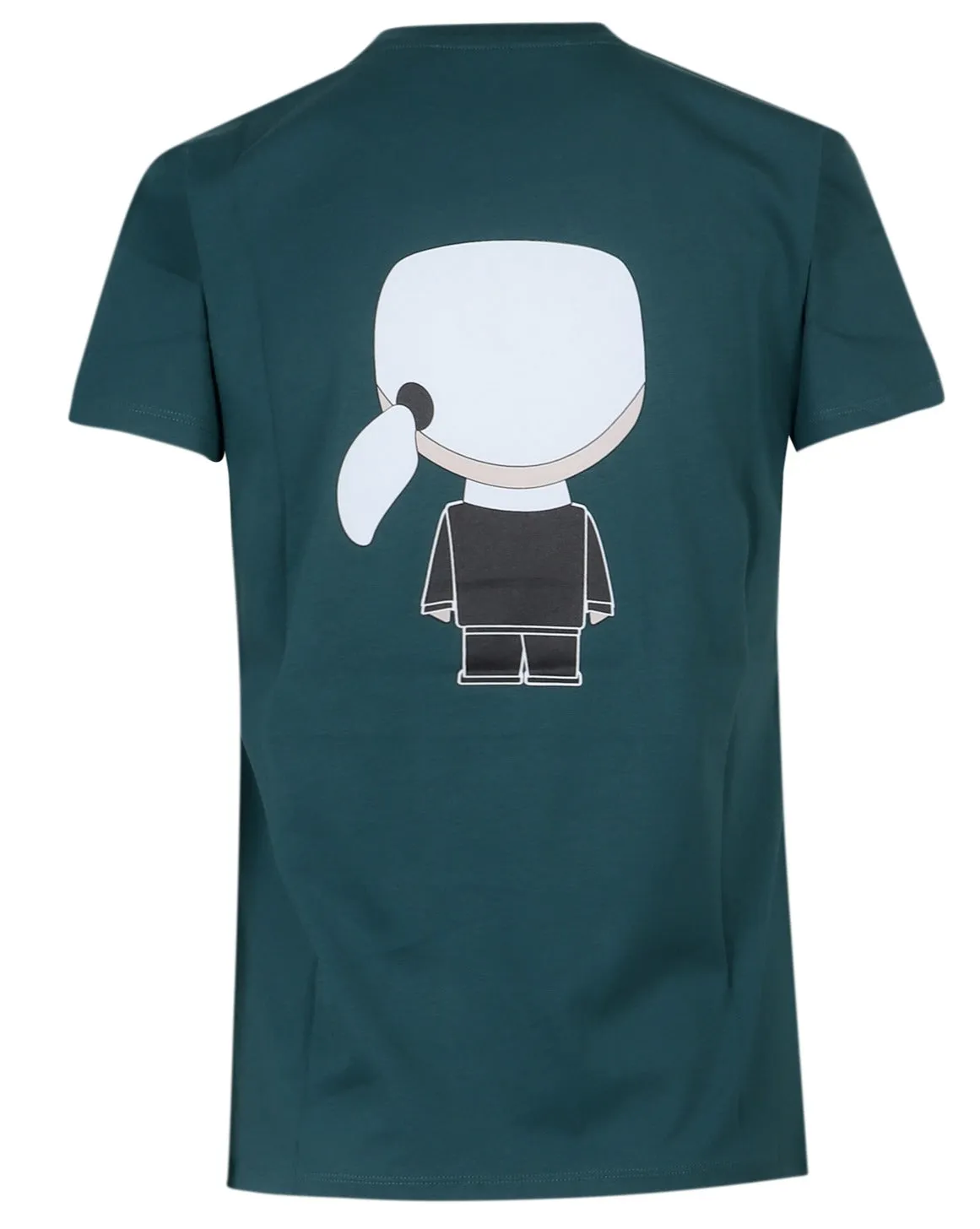 Karl Lagerfeld Ikonik Graphic Printed Crewneck T-Shirt