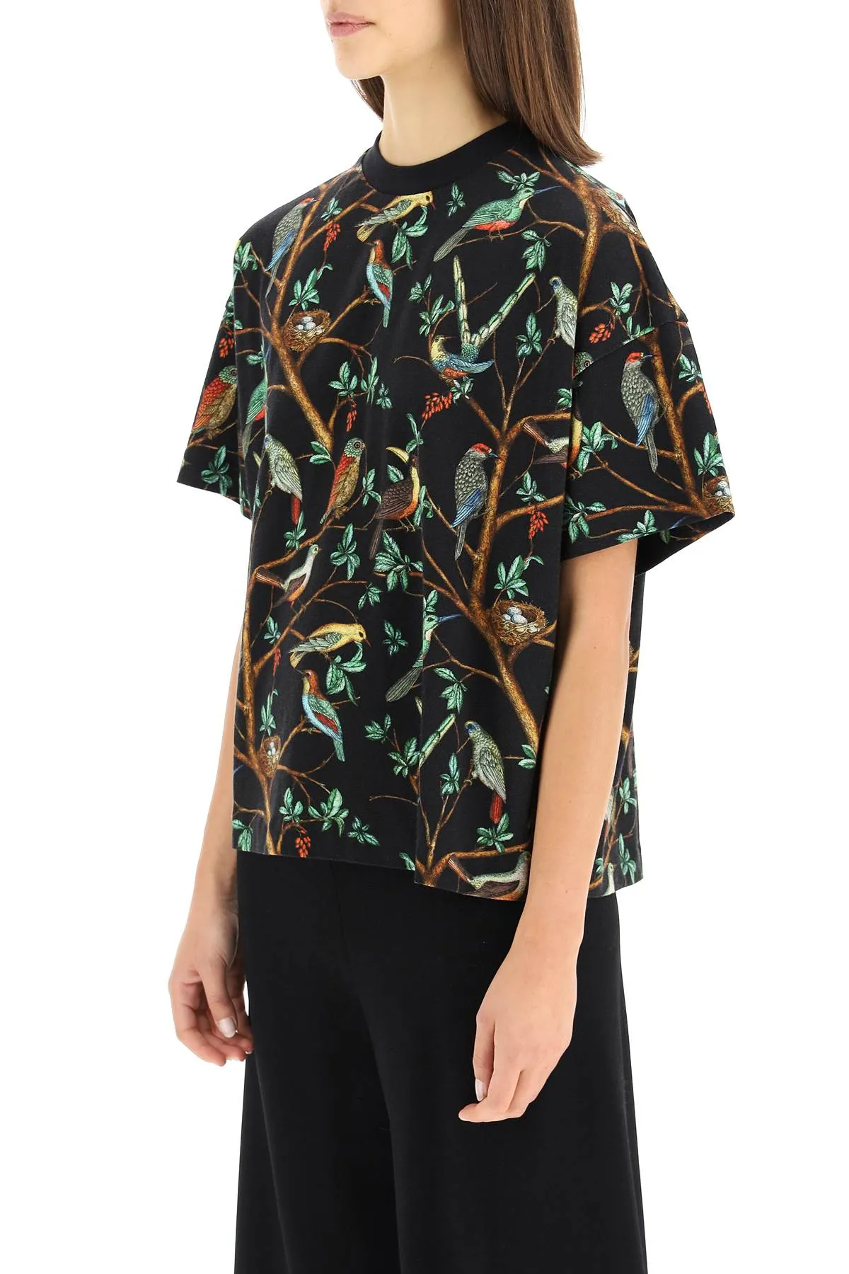 Kenzo Flock Of Birds Print Crewneck T-Shirt