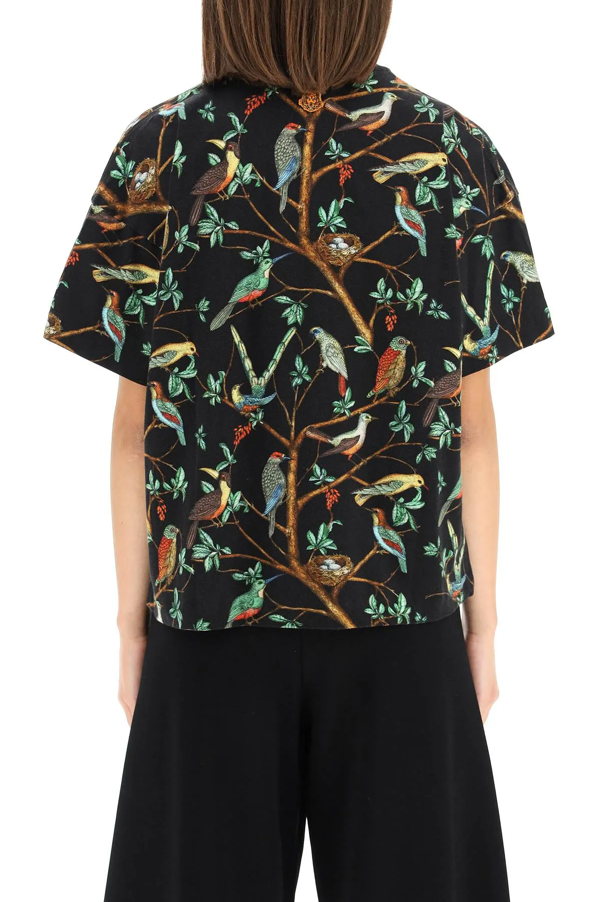 Kenzo Flock Of Birds Print Crewneck T-Shirt
