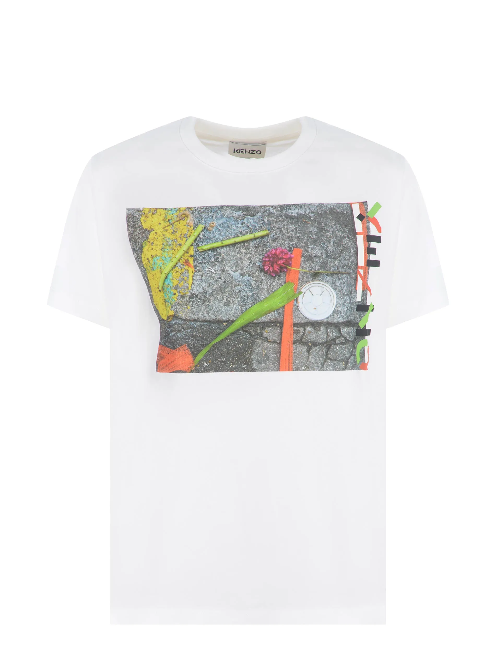Kenzo Graphic Printed Crewneck T-Shirt