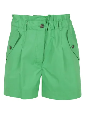 Kenzo High-Waisted Elastic Waist Shorts
