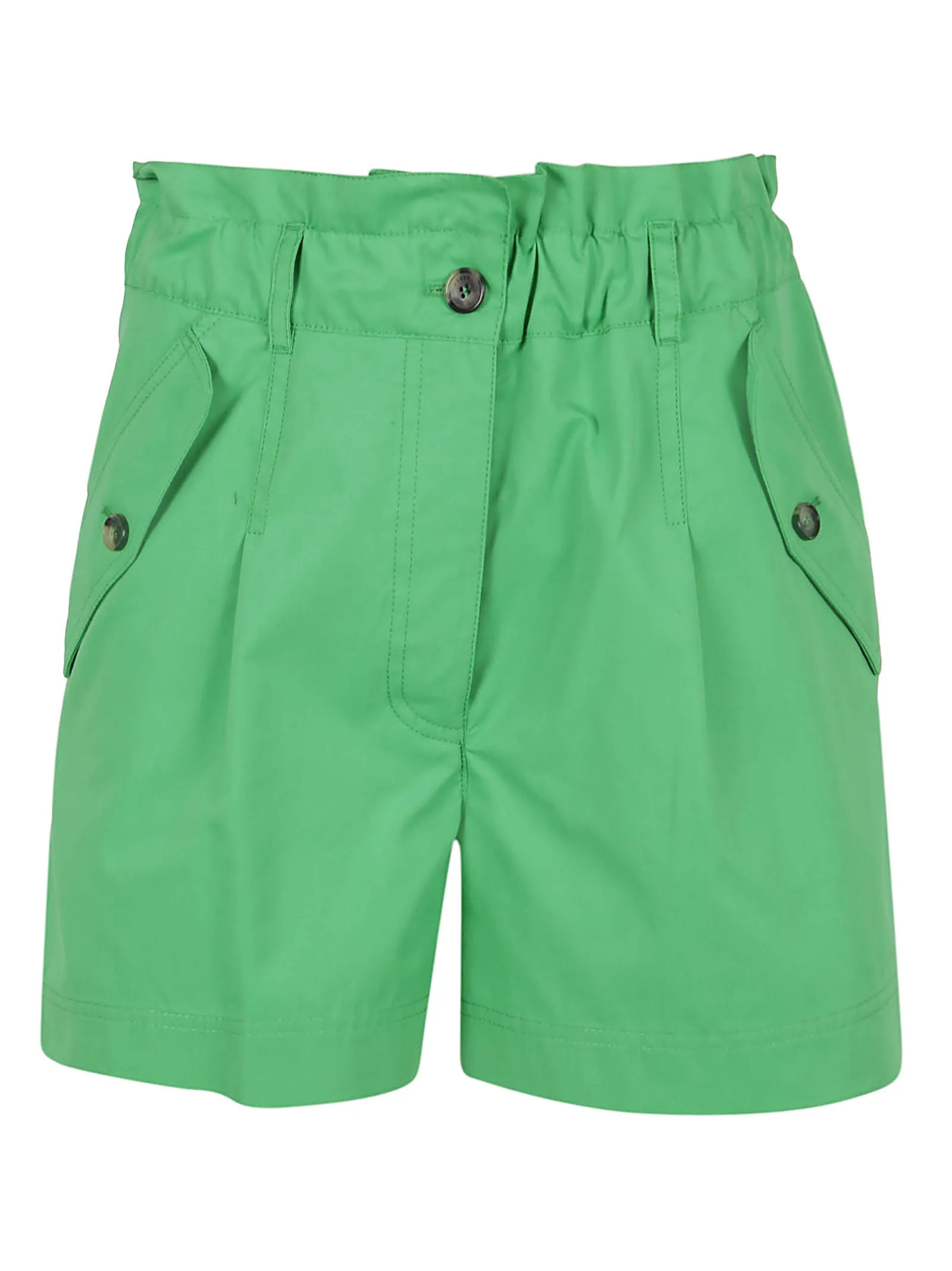 Kenzo High-Waisted Elastic Waist Shorts