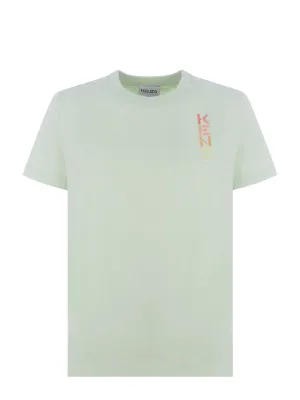 Kenzo Logo Embroidered Crewneck T-Shirt