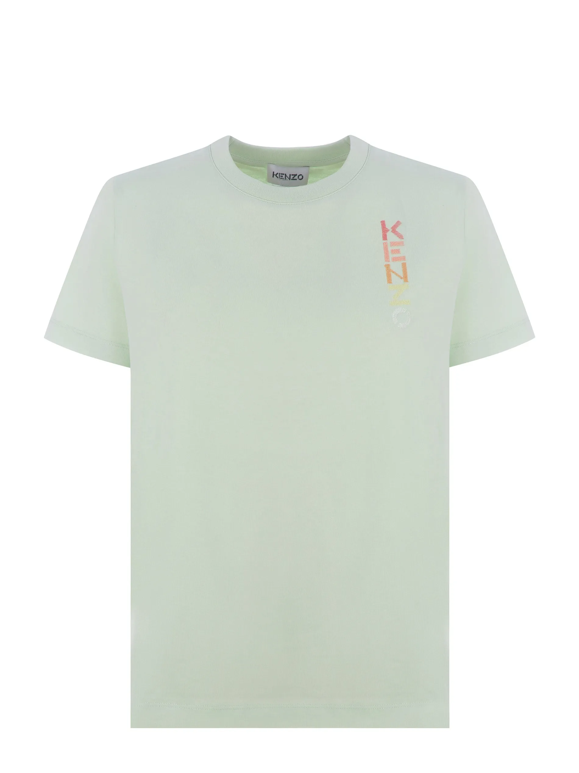 Kenzo Logo Embroidered Crewneck T-Shirt