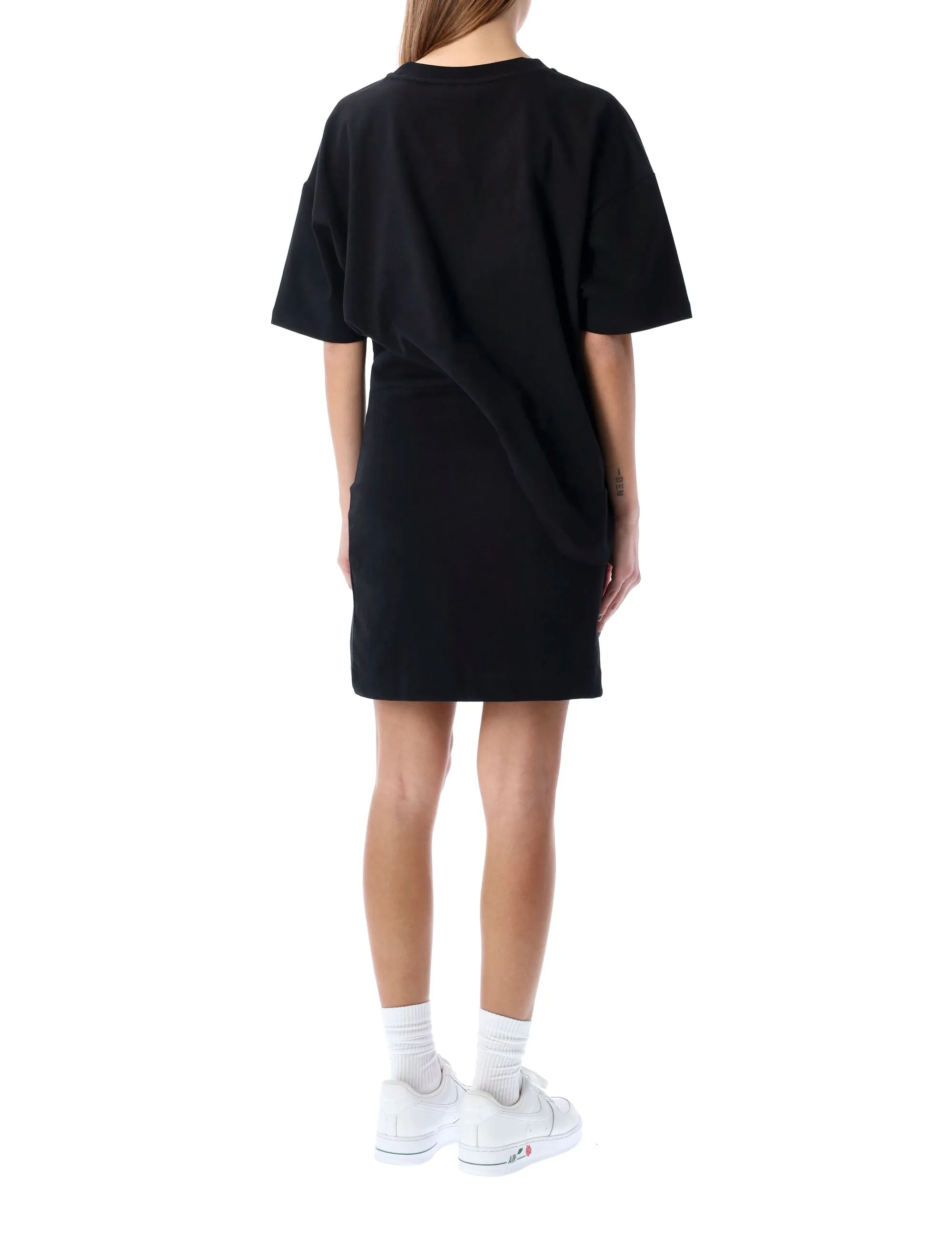 Kenzo Logo Printed Crewneck Mini T-Shirt Dress