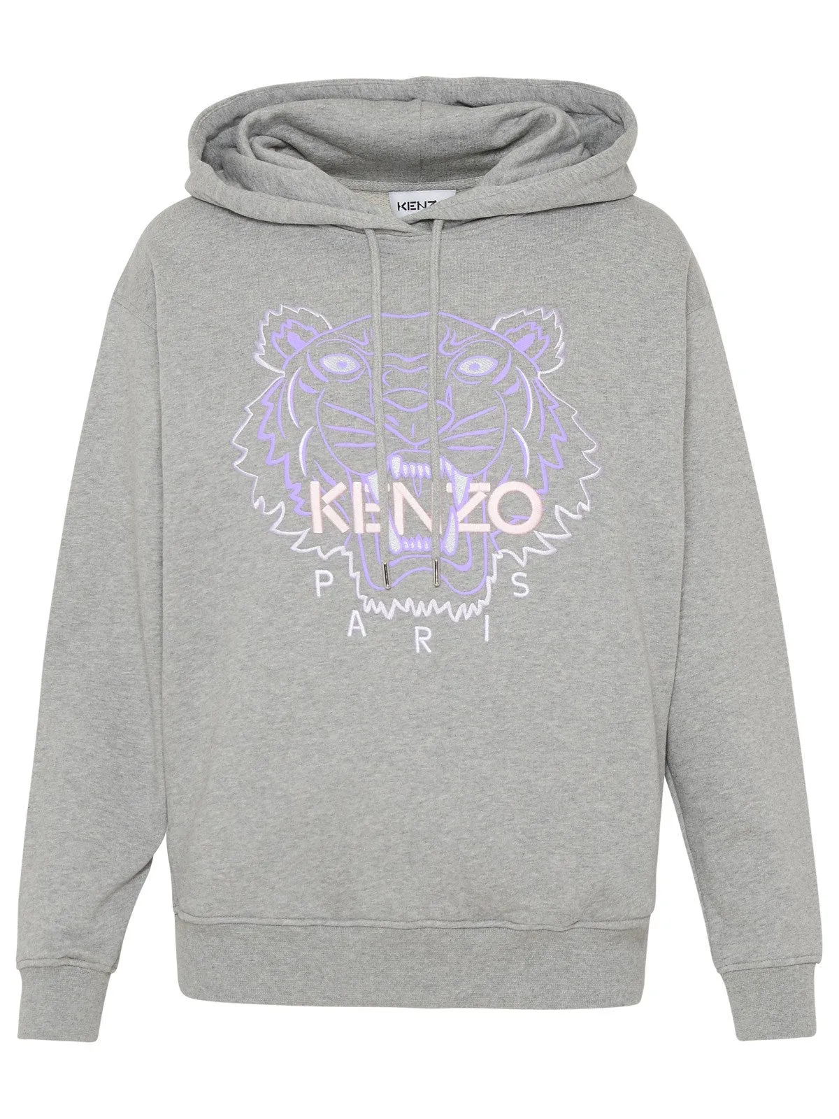 Kenzo Tiger Embroidered Drawstring Hoodie