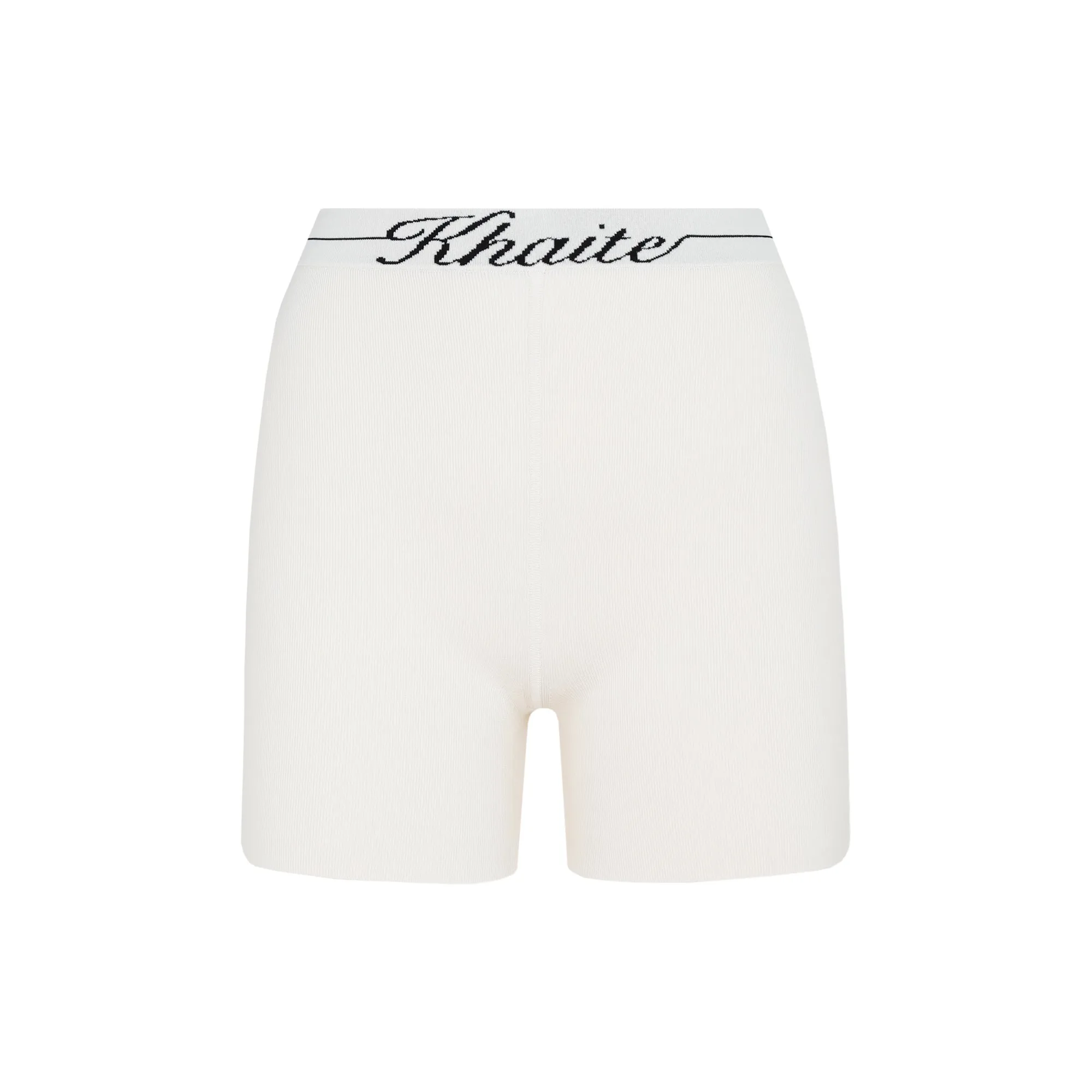 Khaite Script Logo Intarsia Bike Shorts