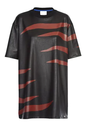 Koch Abstract Printed Crewneck T-Shirt Dress