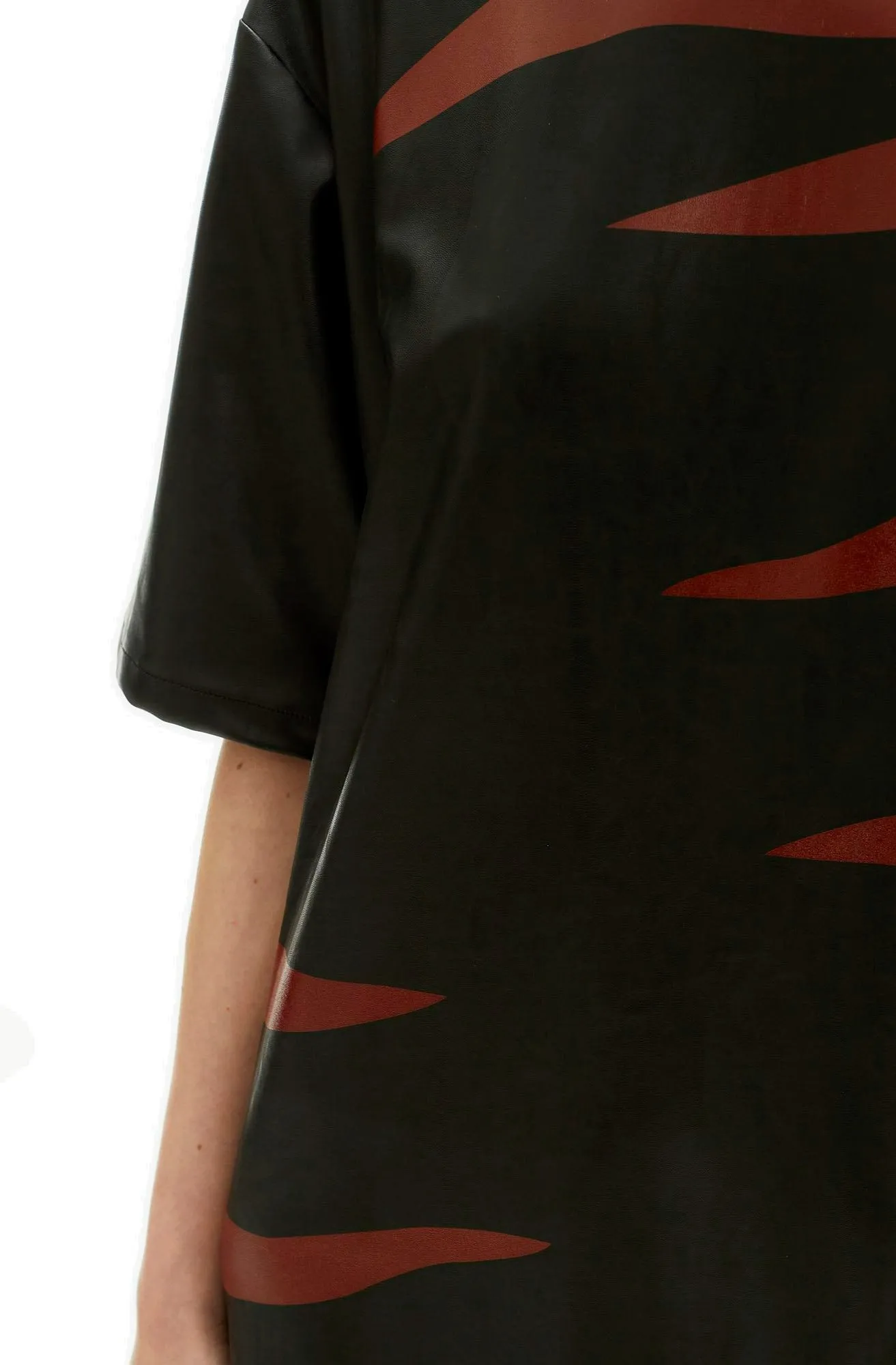 Koch Abstract Printed Crewneck T-Shirt Dress