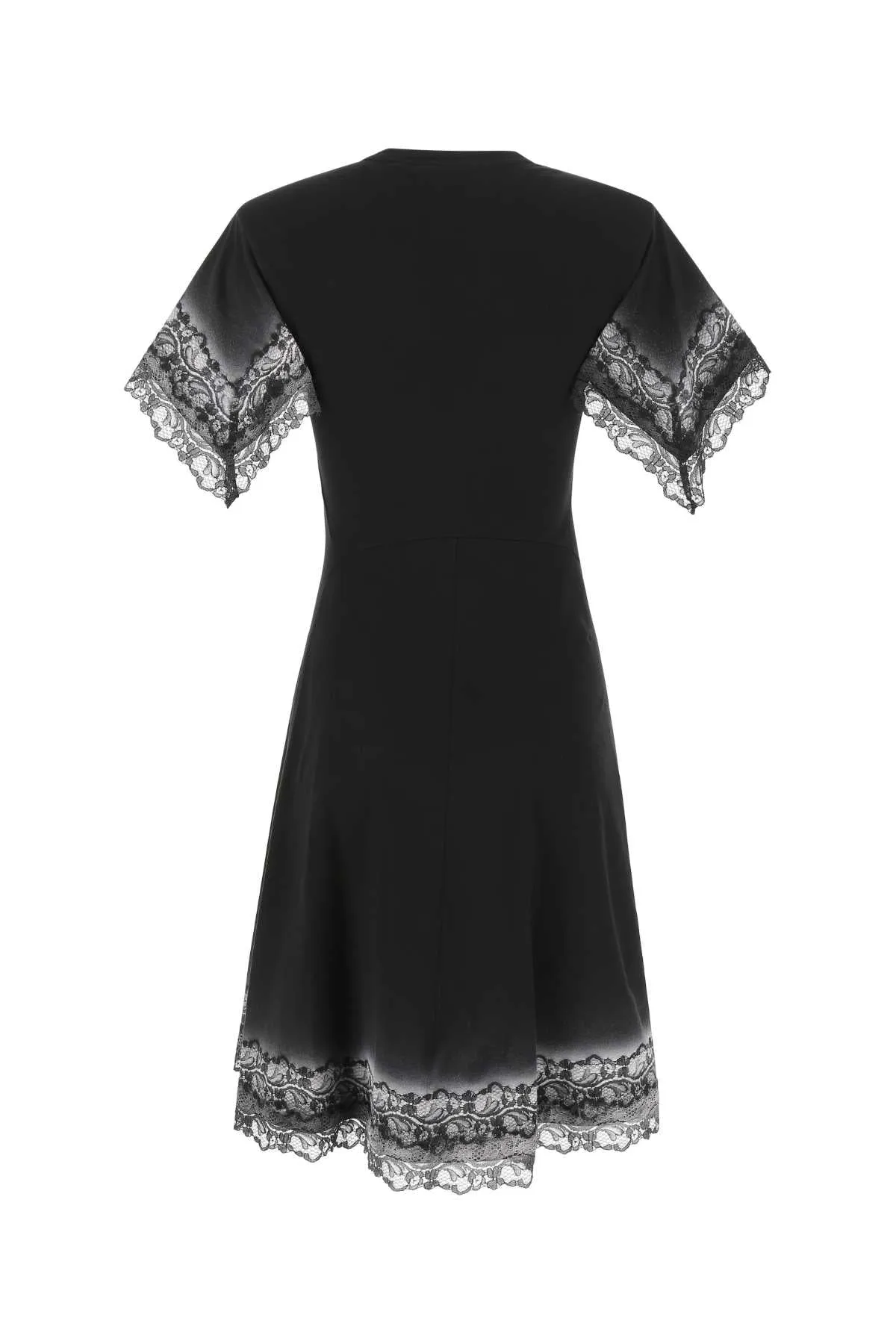 Koch Lace Detailed Splatter Detailed T-Shirt Dress