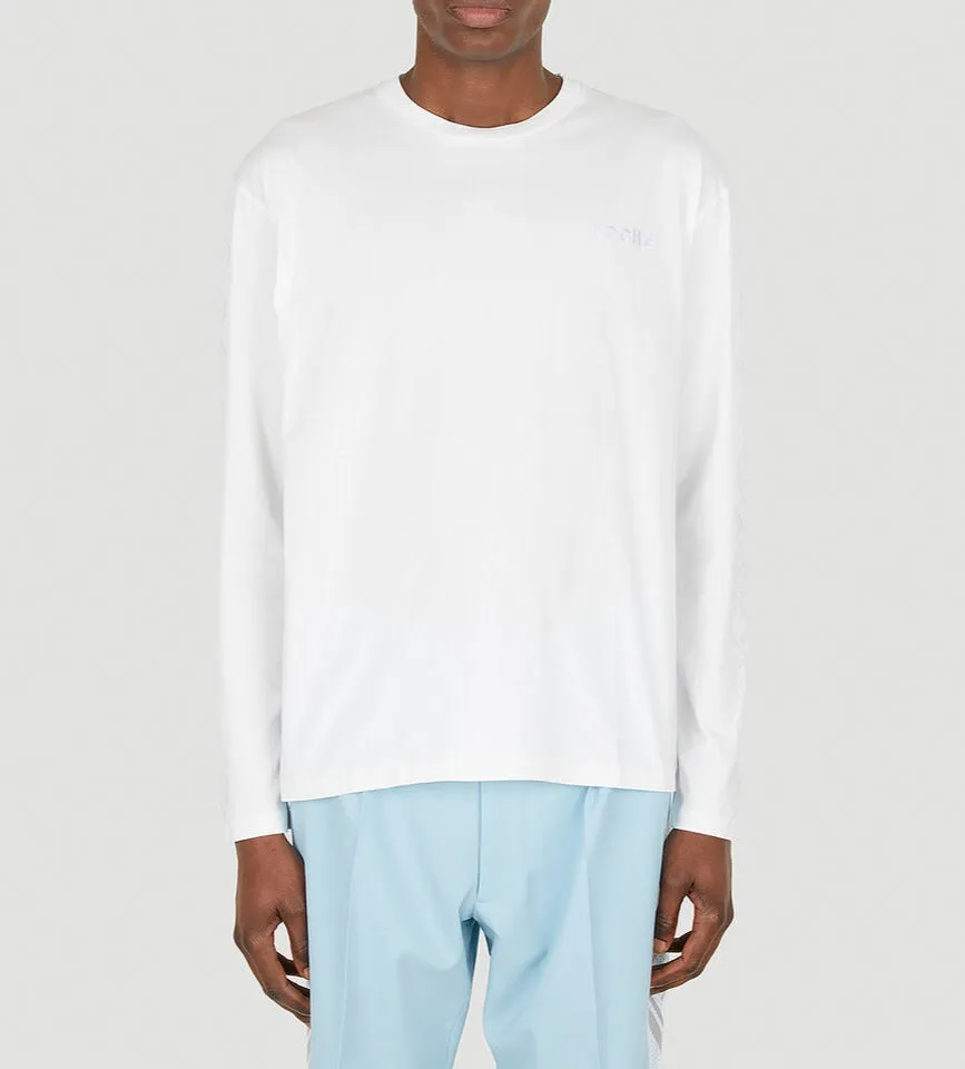 Koch Logo Embroidered Long-Sleeved T-Shirt