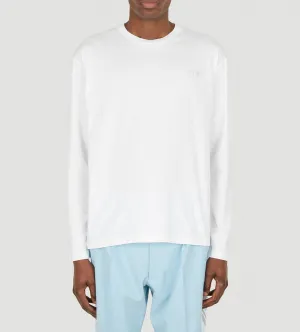 Koch Logo Embroidered Long-Sleeved T-Shirt