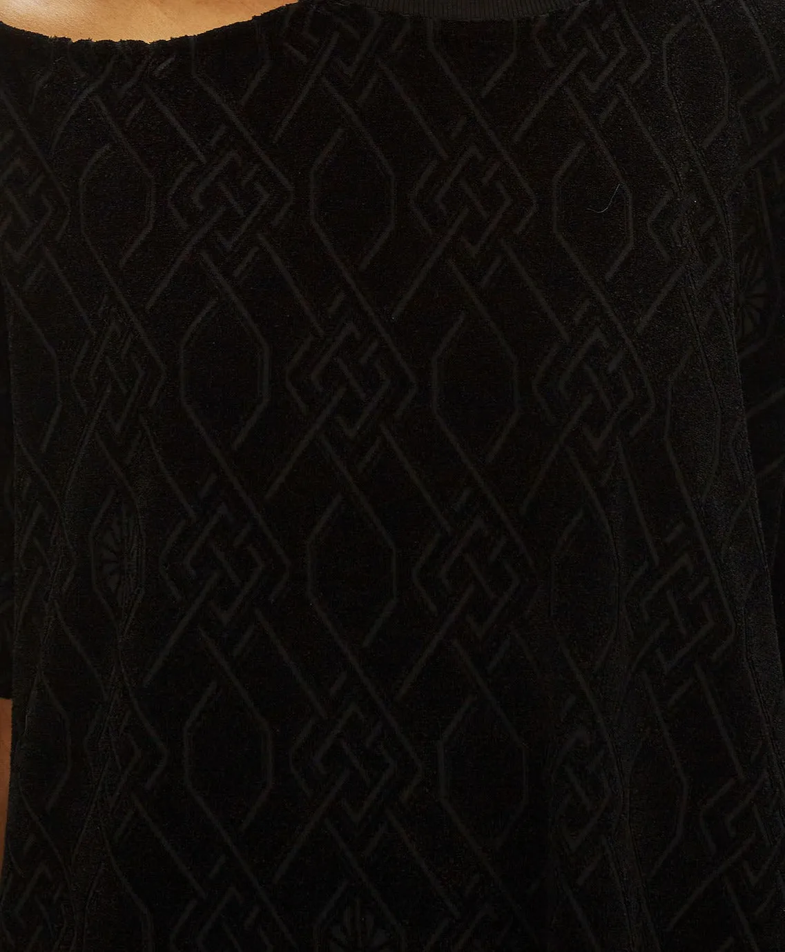 Koch Monogram Cut-Out Mini Dress