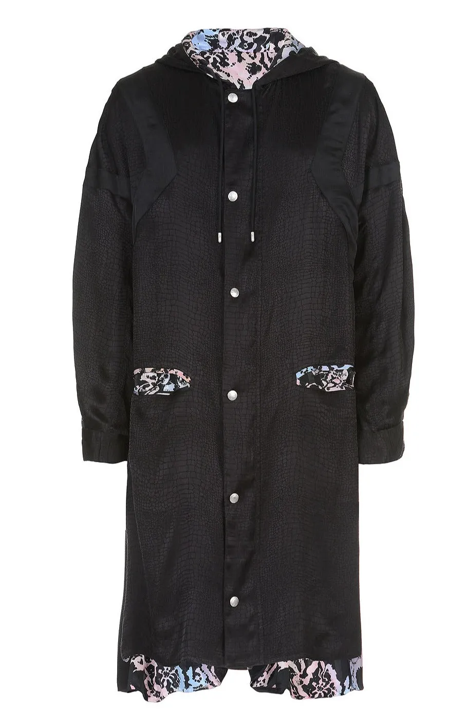 Koch Reversible Abstract Pattern Print Jacket