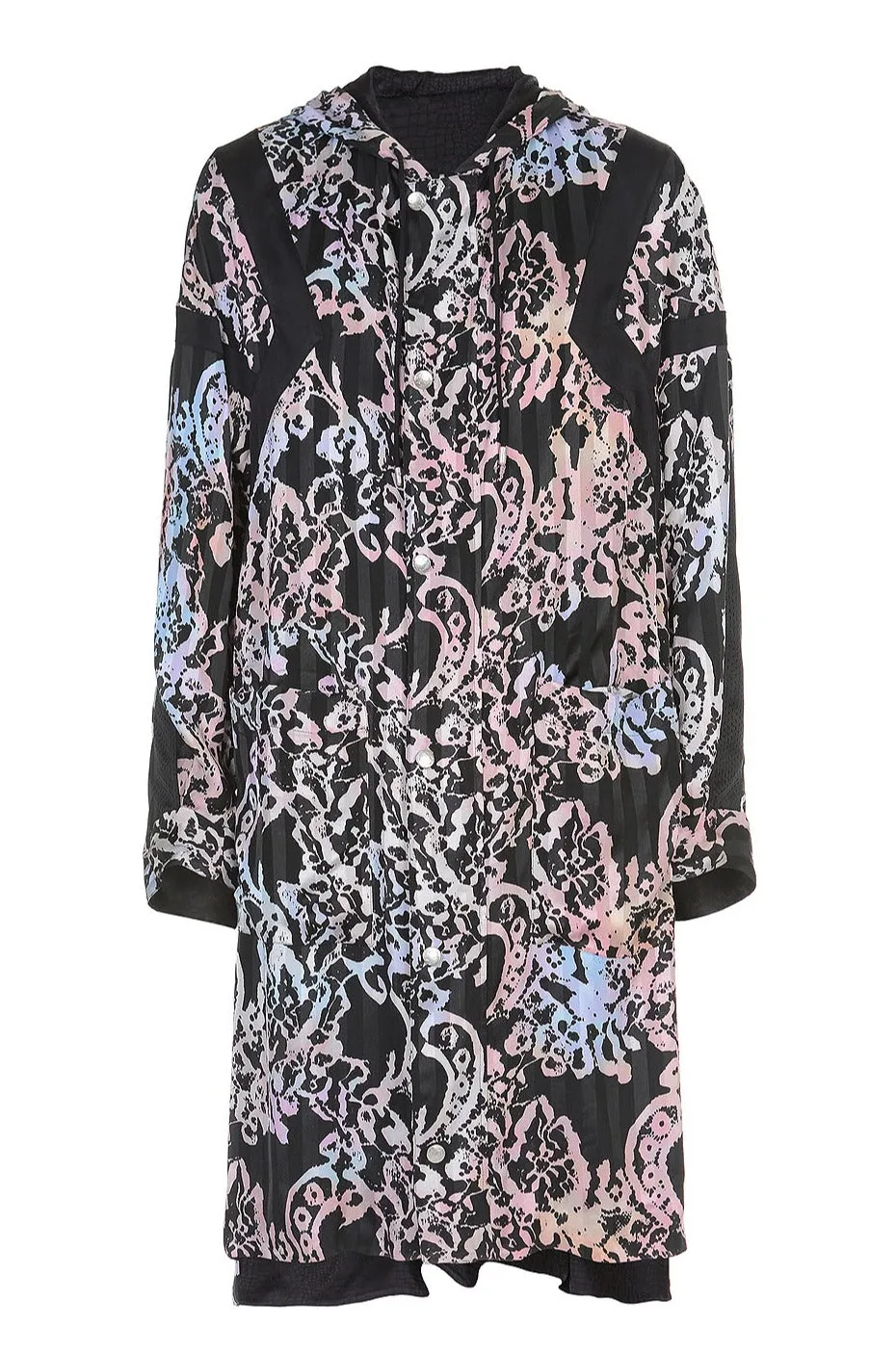 Koch Reversible Abstract Pattern Print Jacket