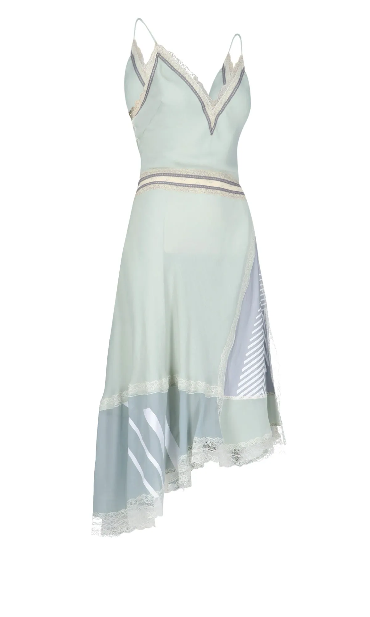 Koch Sleeveless Asymmetric V-Neck Dress