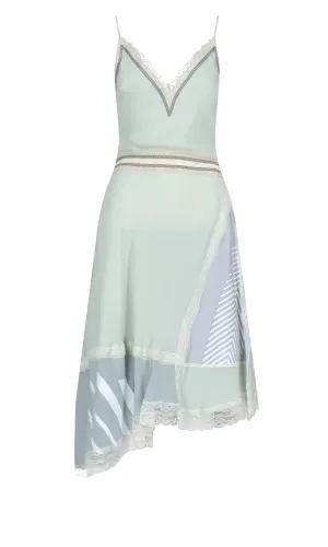 Koch Sleeveless Asymmetric V-Neck Dress