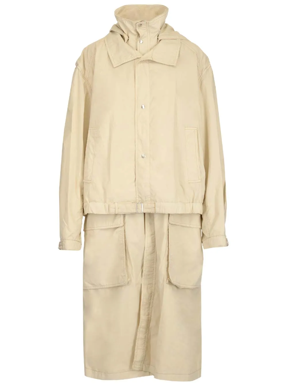 Lemaire Long-Sleeved Hooded Parka Jacket