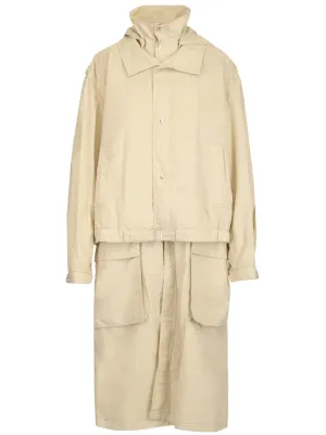 Lemaire Long-Sleeved Hooded Parka Jacket