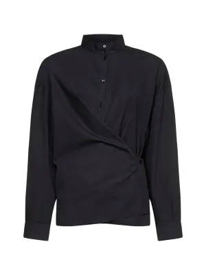 Lemaire Officer Collar Twisted Shirt