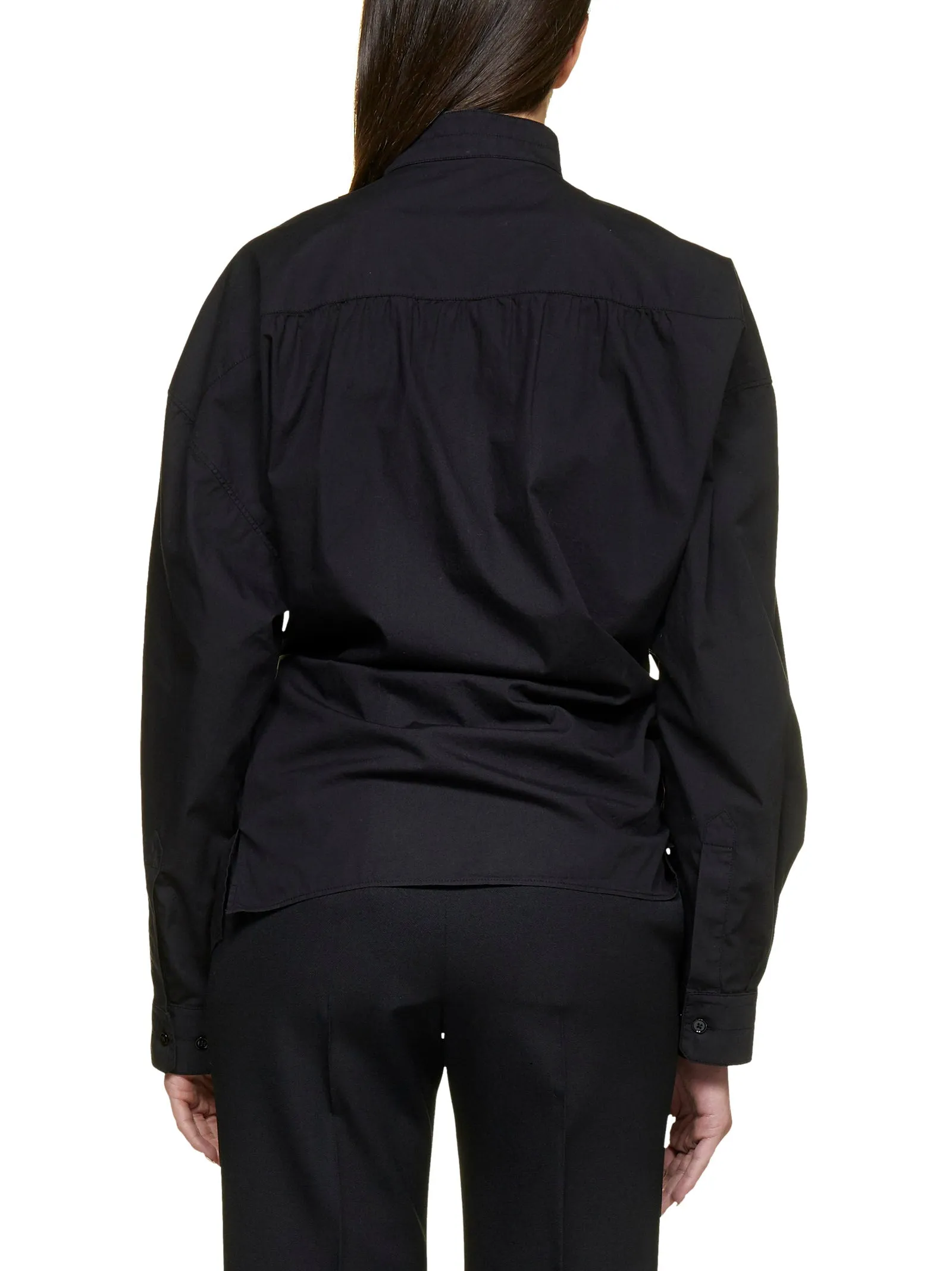 Lemaire Officer Collar Twisted Shirt